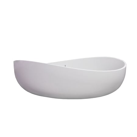 Castello Usa 71" L, 43.5" W, White, Solid Surface CB-GM-8015